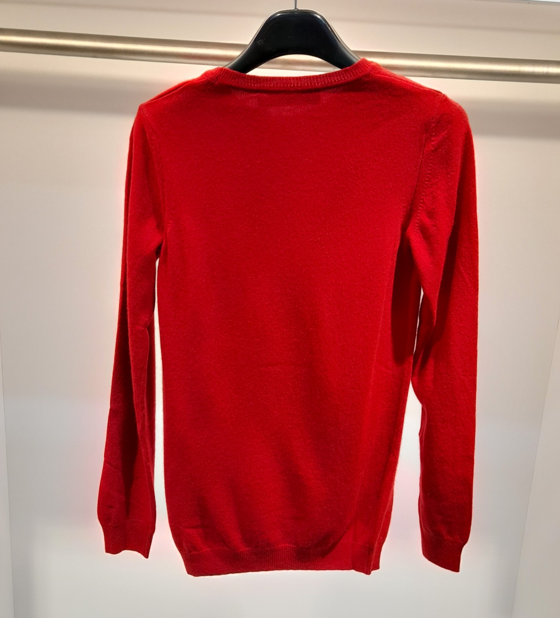 Moschino Long-sleeved Sweater In Red