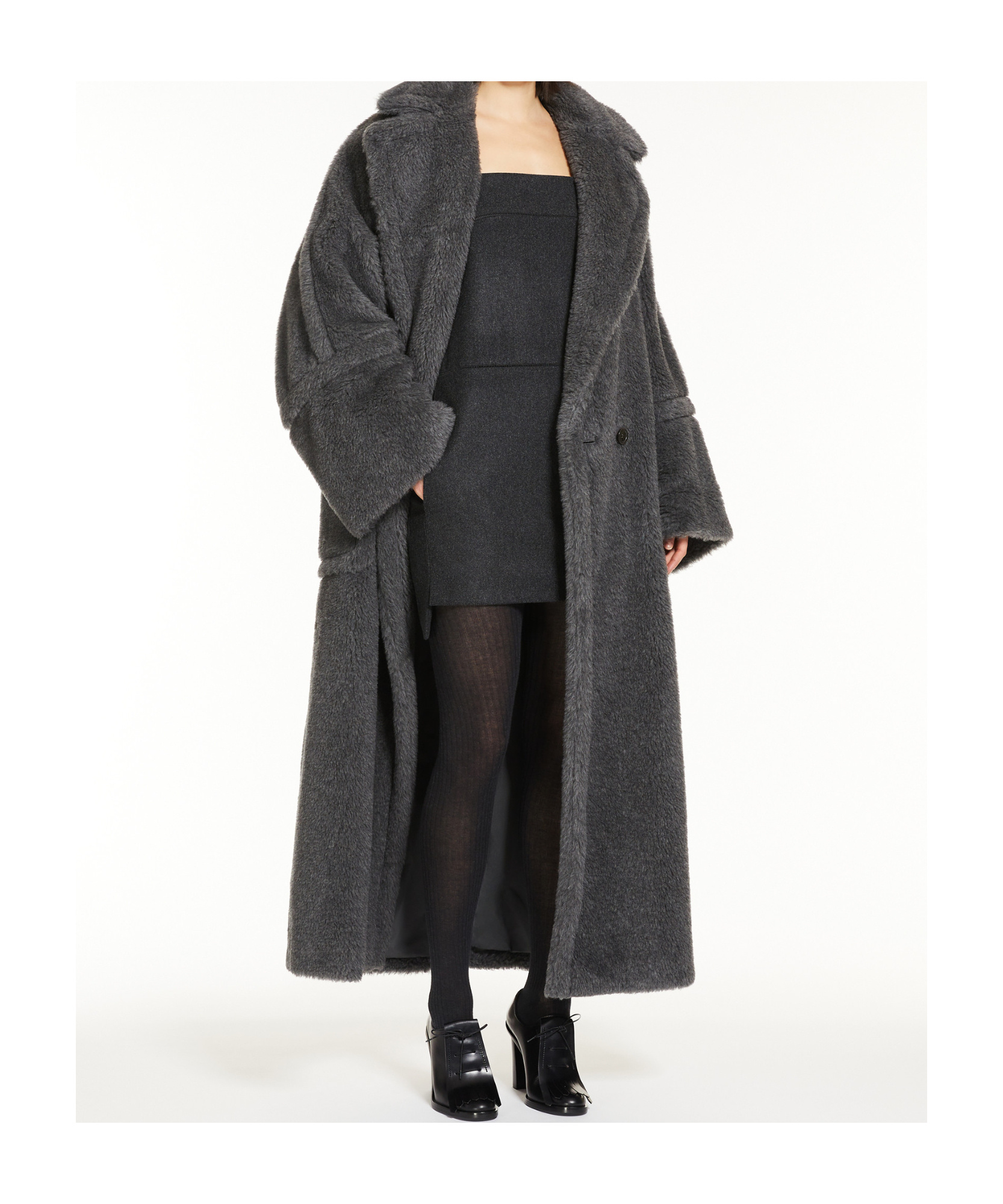 Max Mara Leale Mini Dress In Black