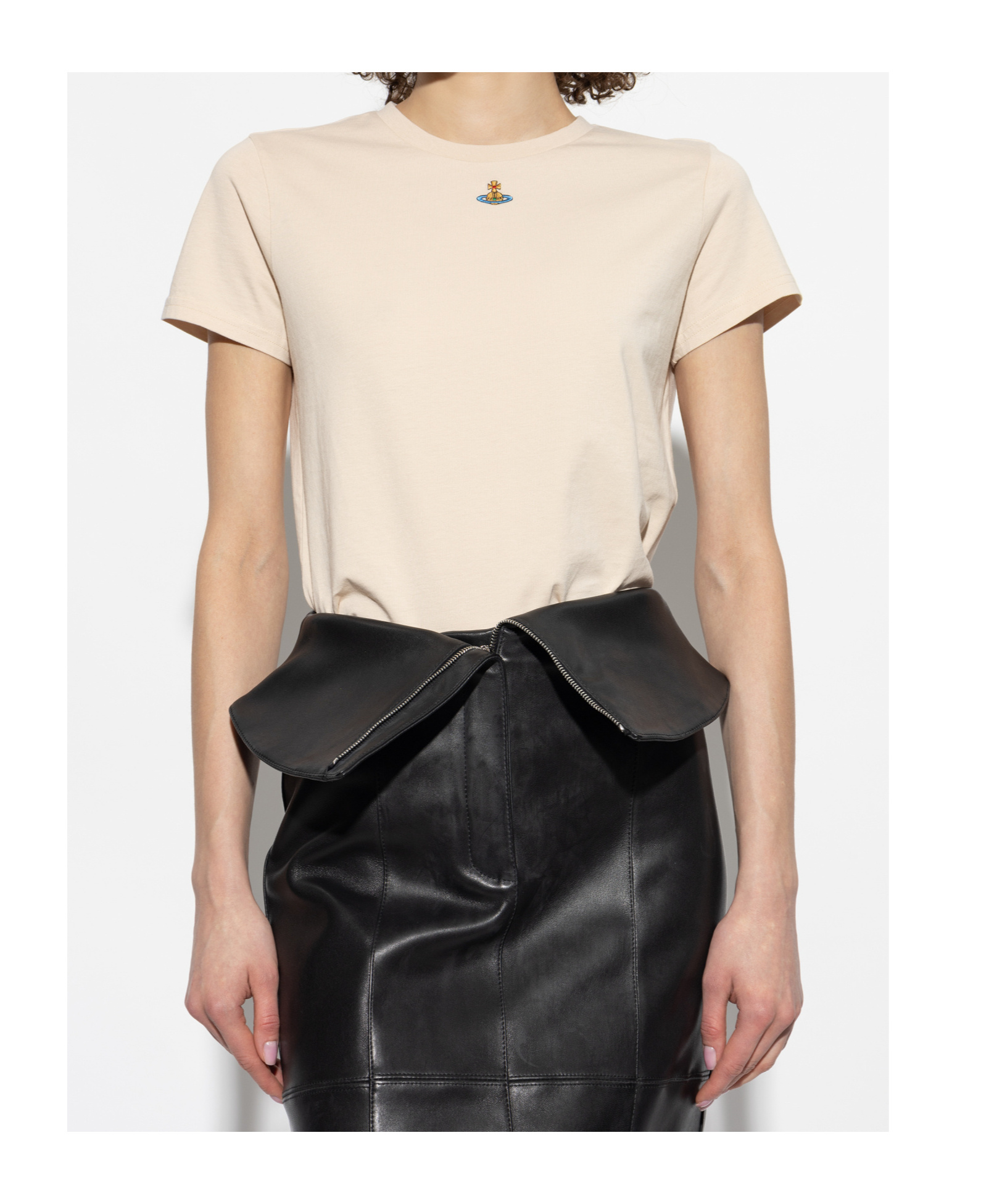 VIVIENNE WESTWOOD ORB-EMBROIDERED T-SHIRT