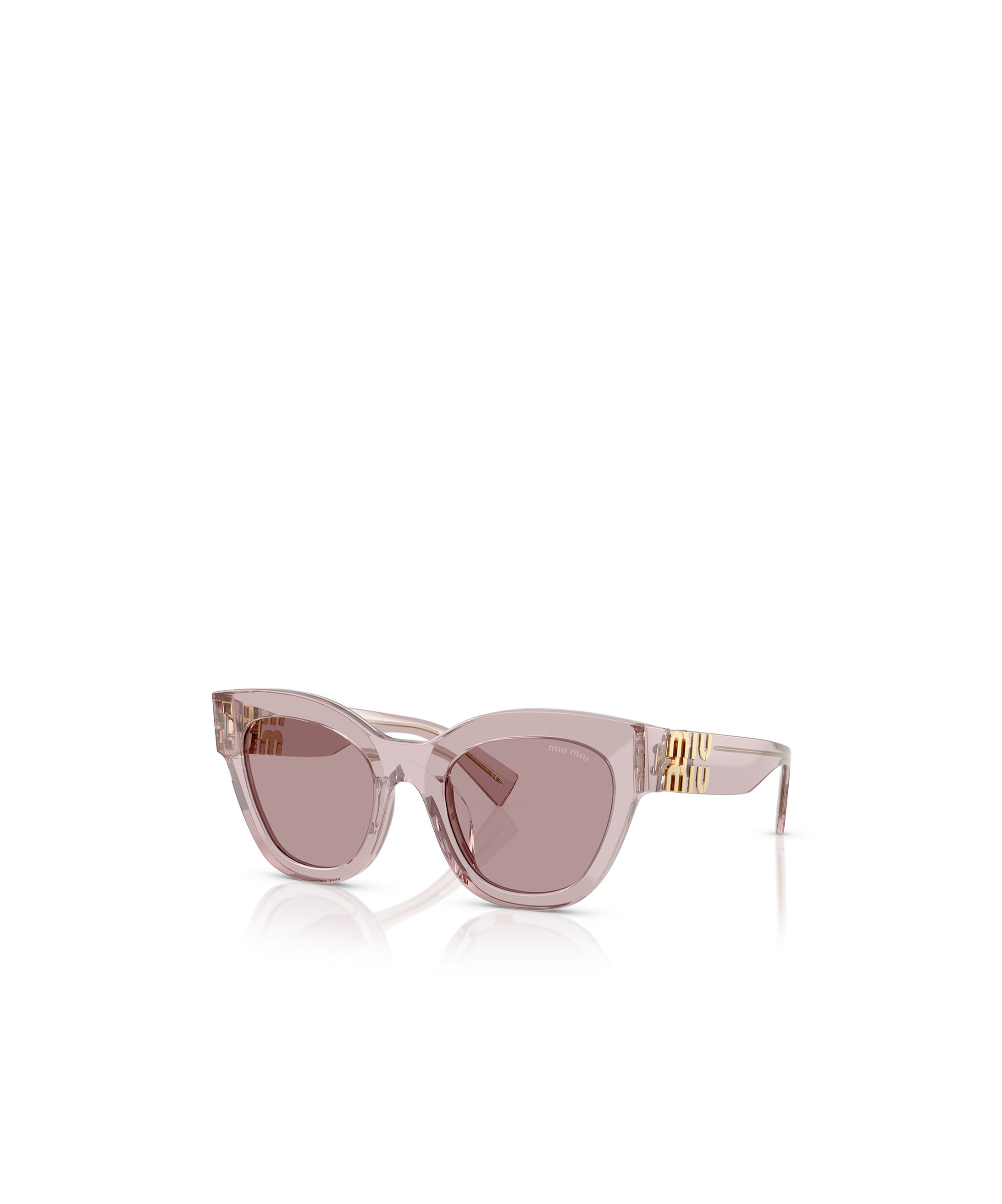 Miu Miu Full Frame Sunglasses In Nude