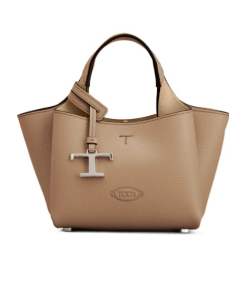 Tod's Double Handle Shoulder Bag In Brown