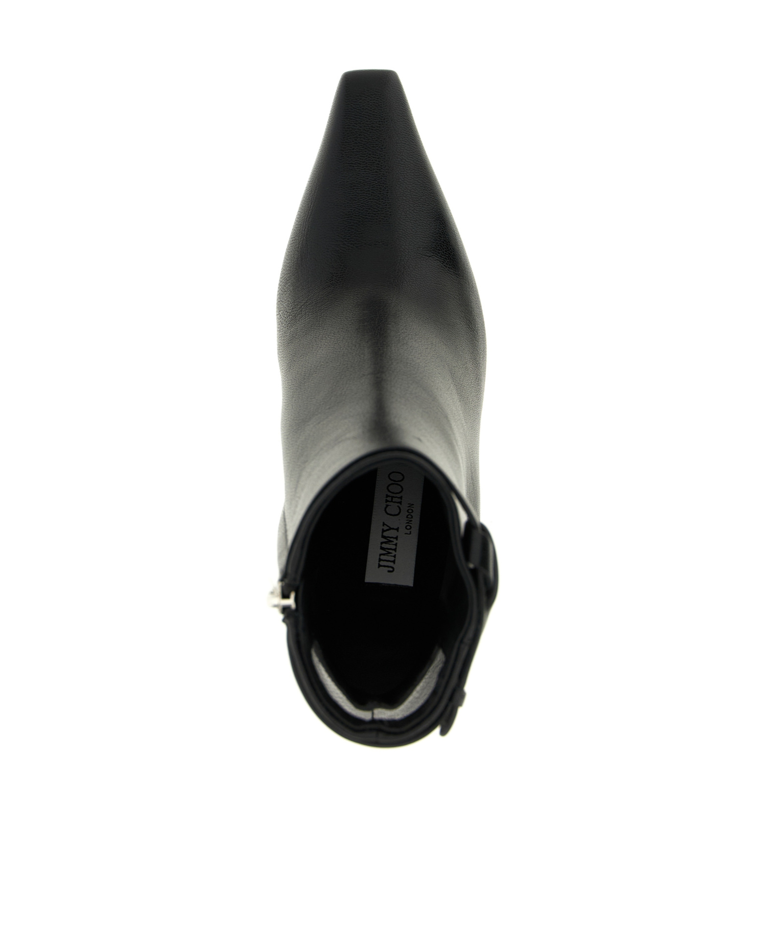 Jimmy Choo Camie Knotted-strap Leather Ankle Boots In Black