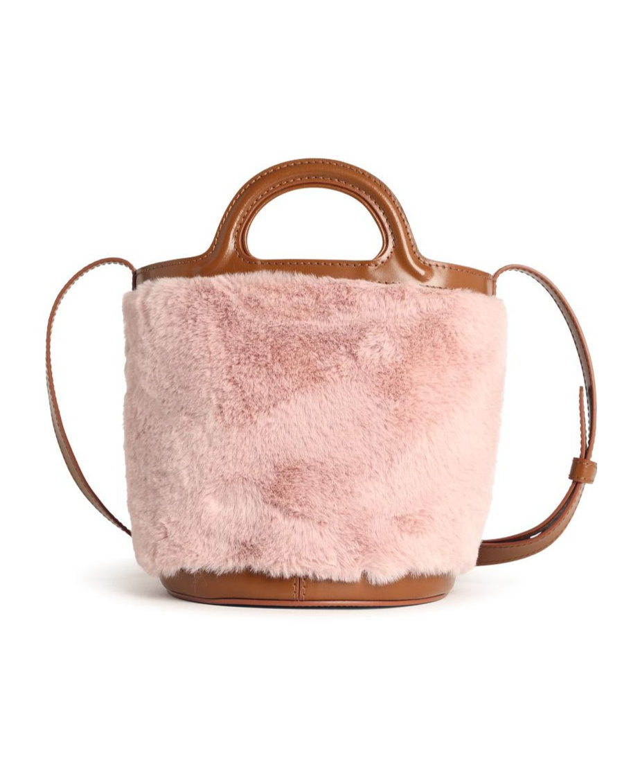 Marni Logo-detailed Handbag In Pink
