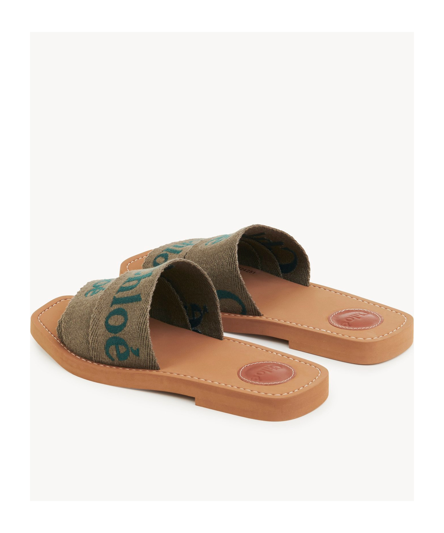 Shop Chloé Woody Slides In Brown