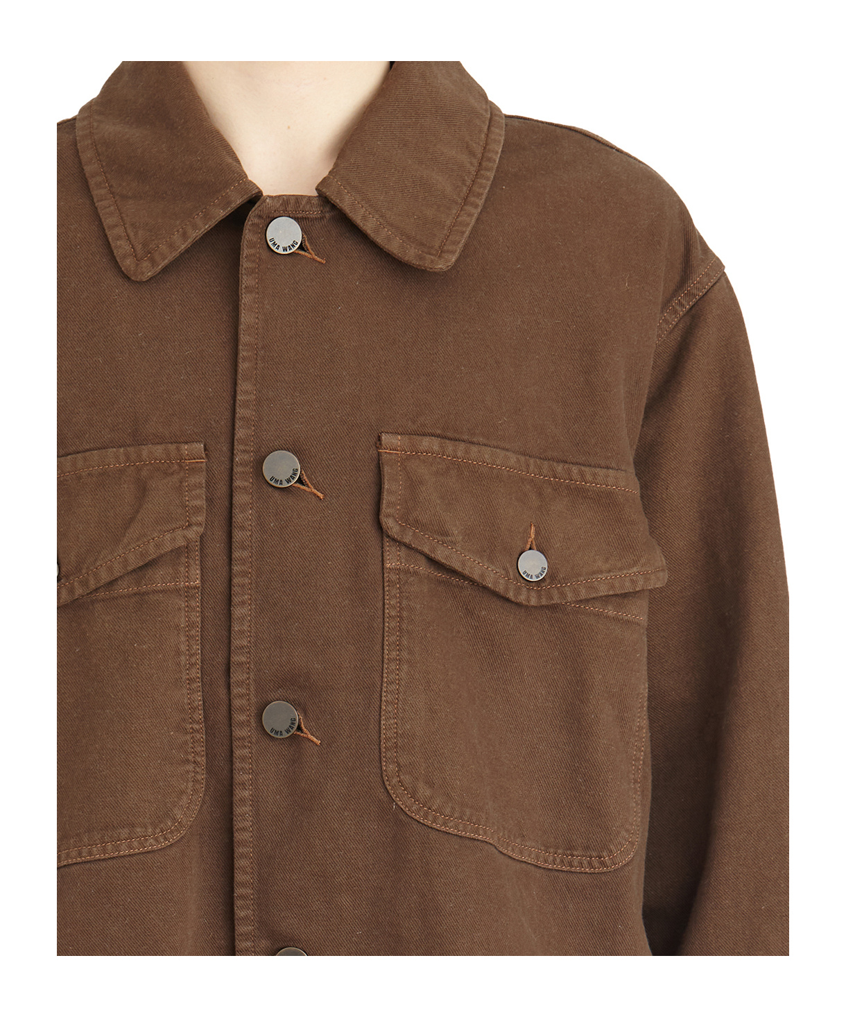 Uma Wang Javari Shirt Jacket In Green