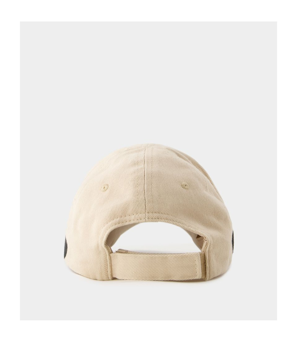 Balenciaga 3b Cap - Cotton - Beige In Nude
