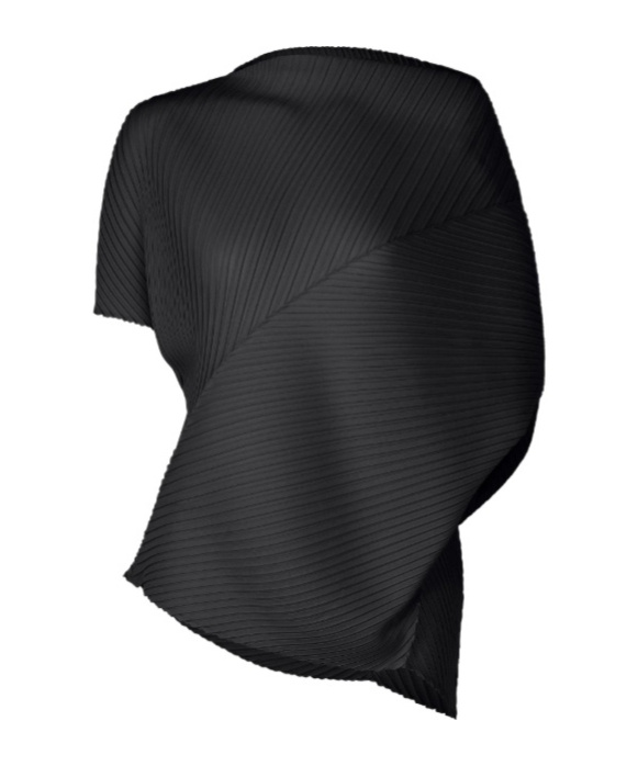 Issey Miyake Soft Fold Pleats In Black