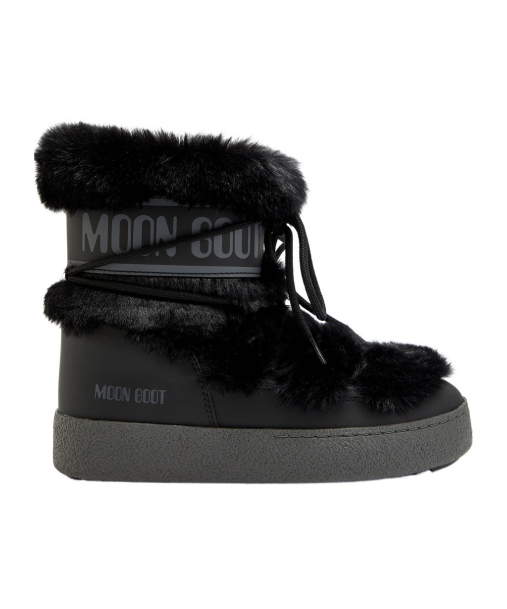 Moon Boot Faux-fur Snow Boots In Black