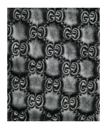 Gucci Leather Shorts With Gg Embossing In Multi