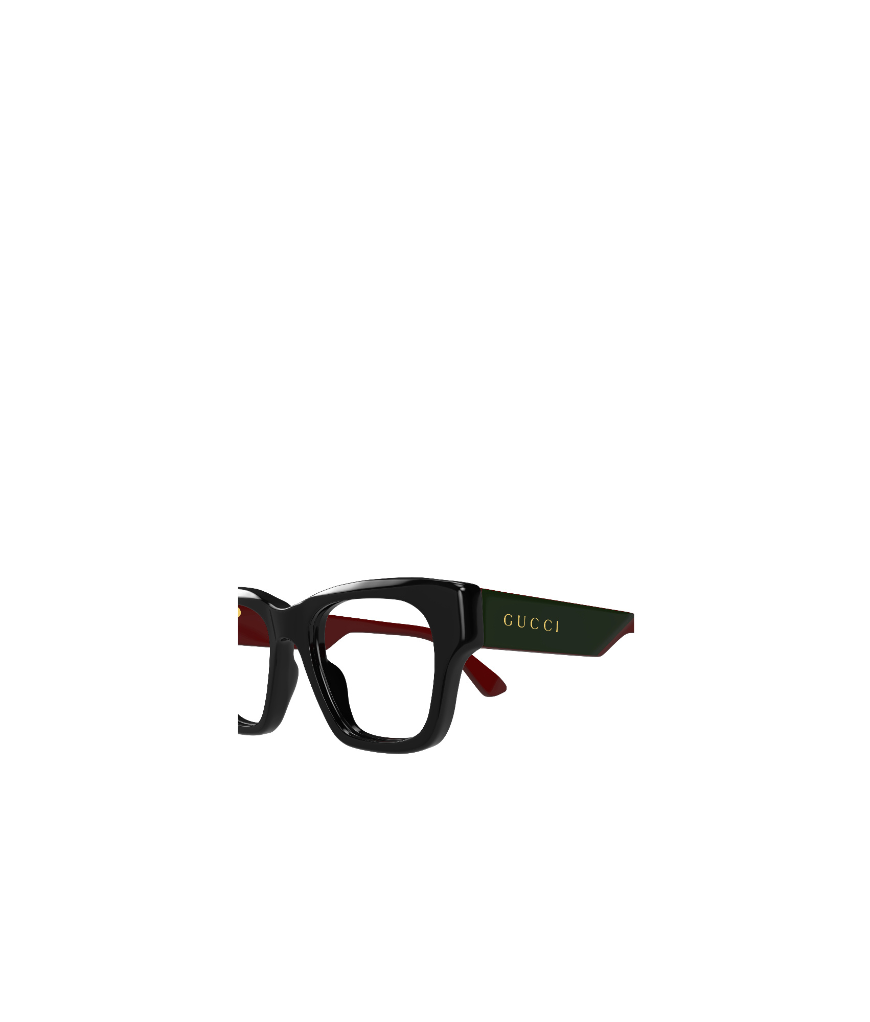 Gucci Geometrically Framed Flat Mirror In Black