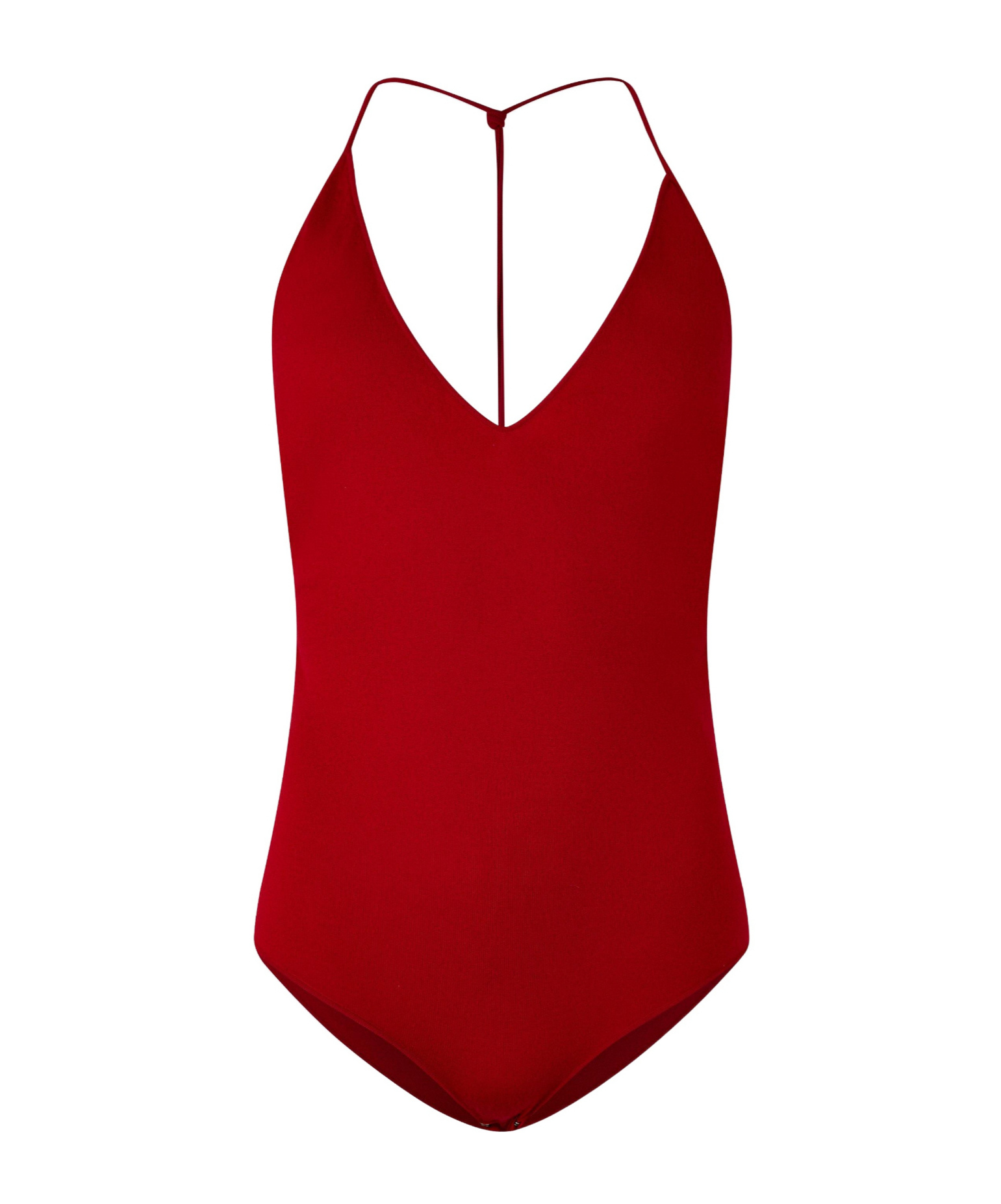 Bottega Veneta Stretch Bodysuit In Red