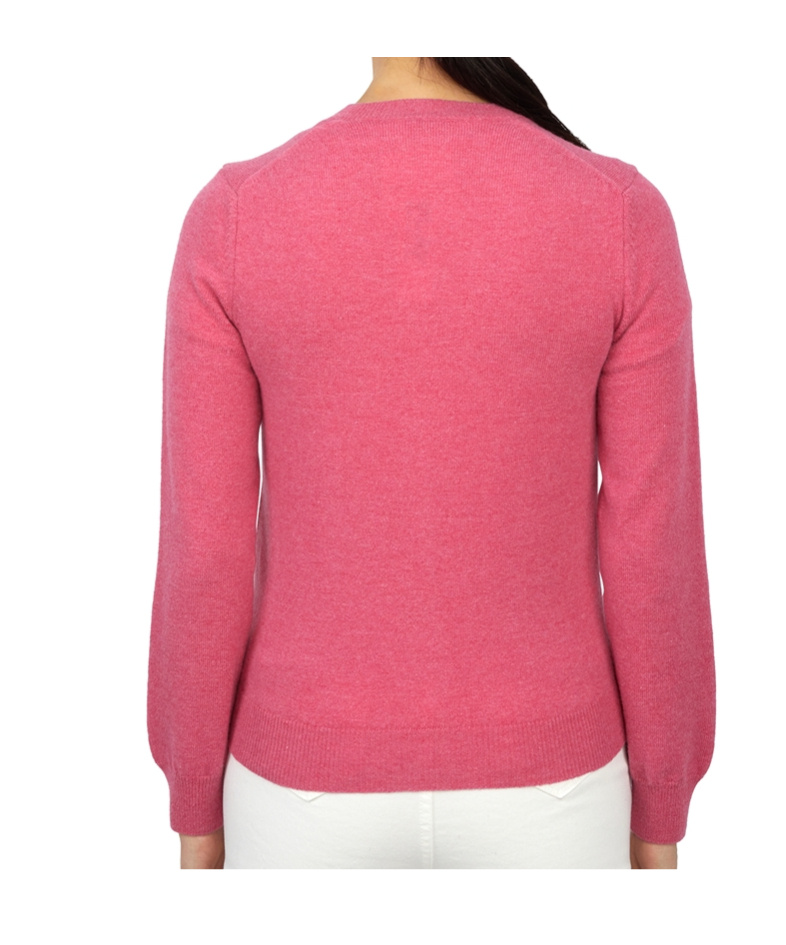 Comme Des Garçons Play Long-sleeved Knitwear In Pink