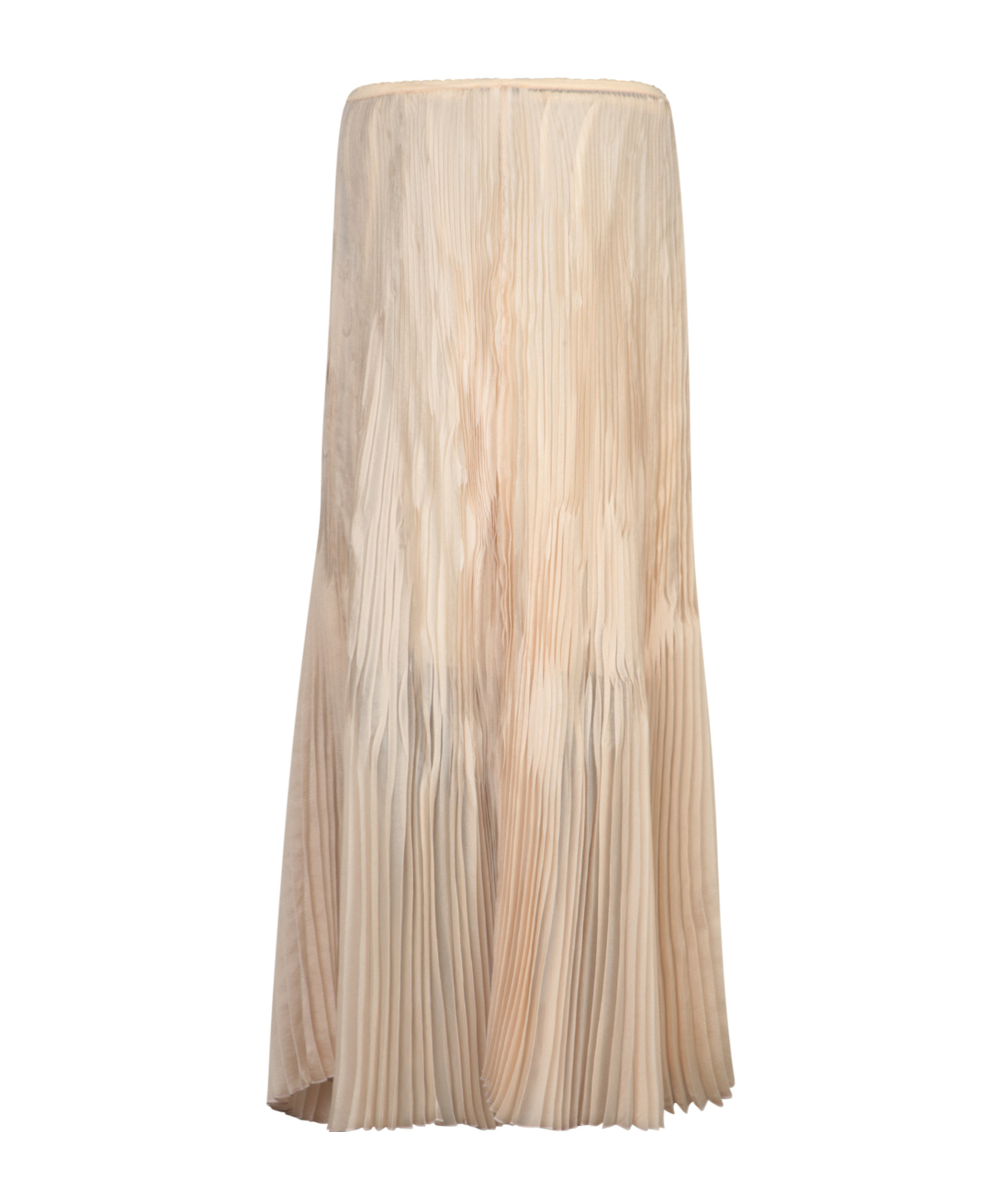 Forte Forte Pleated Asymmetric Midi Skirt In Neutral