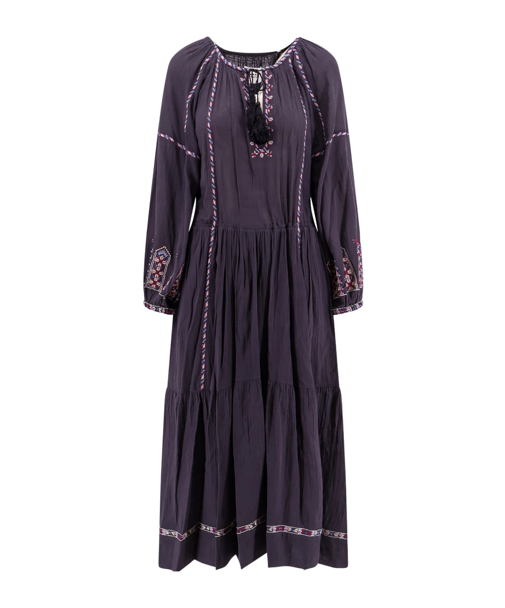 ISABEL MARANT ÉTOILE ISABEL MARANT ÉTOILE FLORENZA EMBROIDERED DESIGN MAXI DRESS