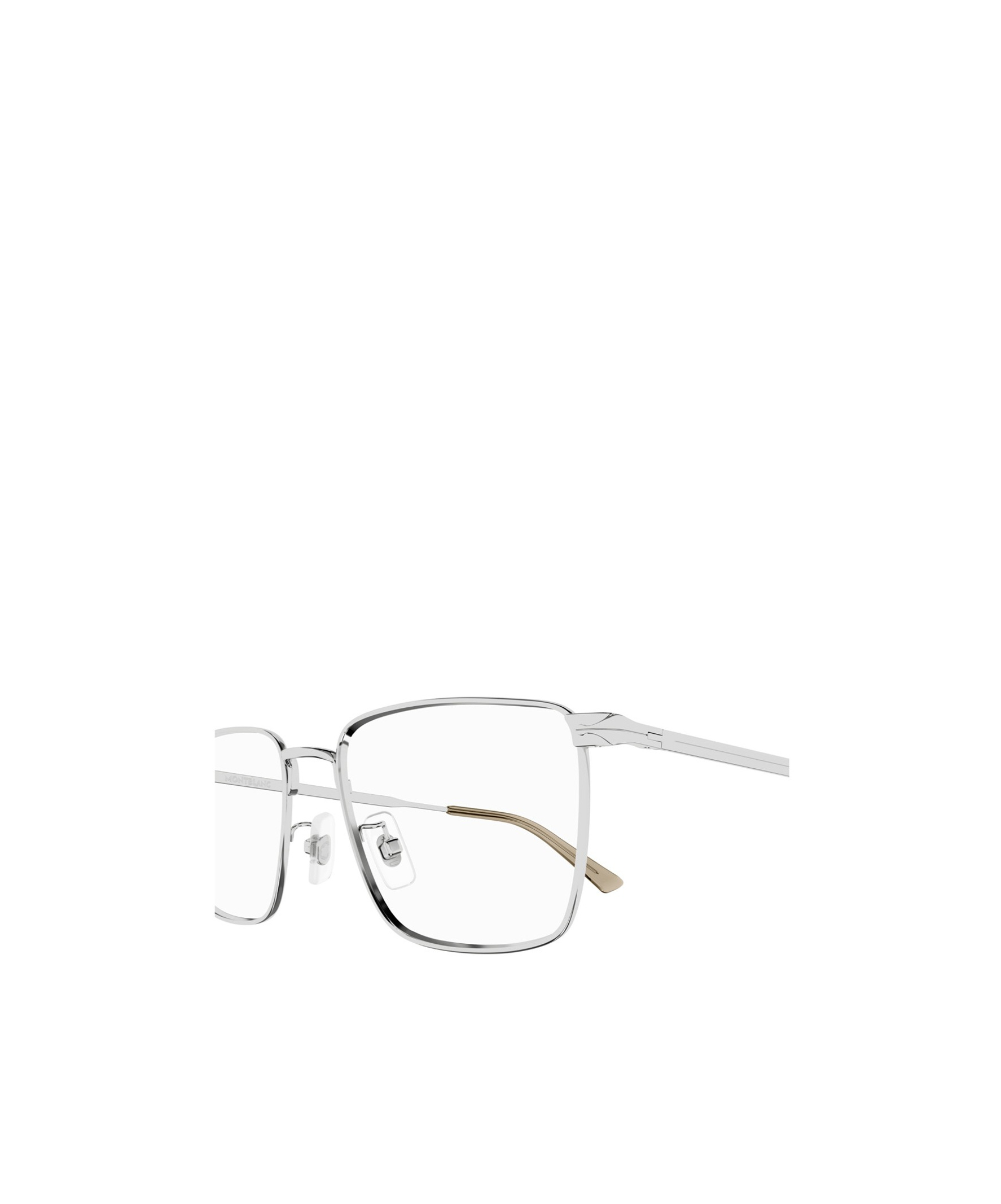 Montblanc Rectangle Frame Glasses In White