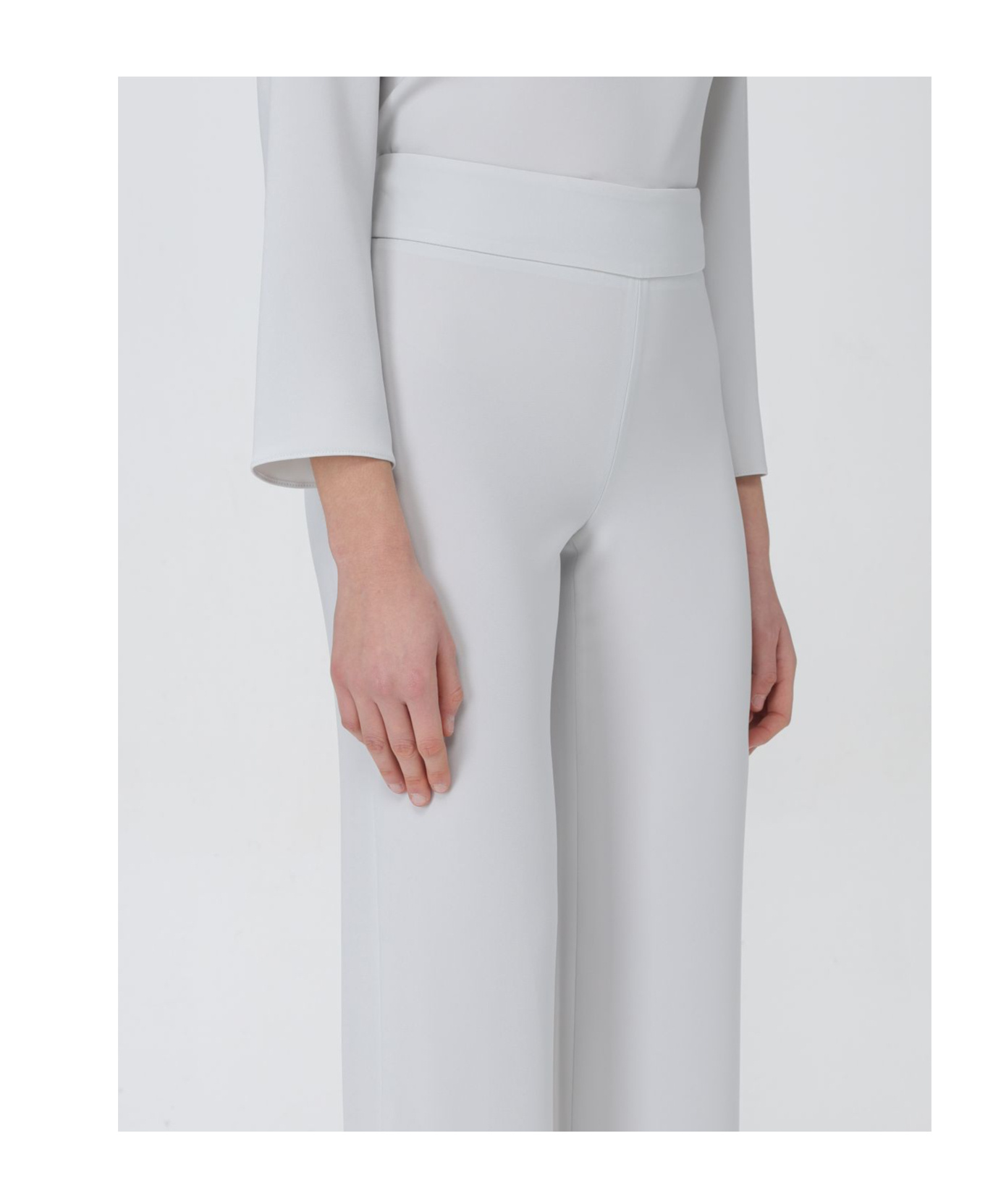 EMPORIO ARMANI HIGH-WAISTED TROUSERS