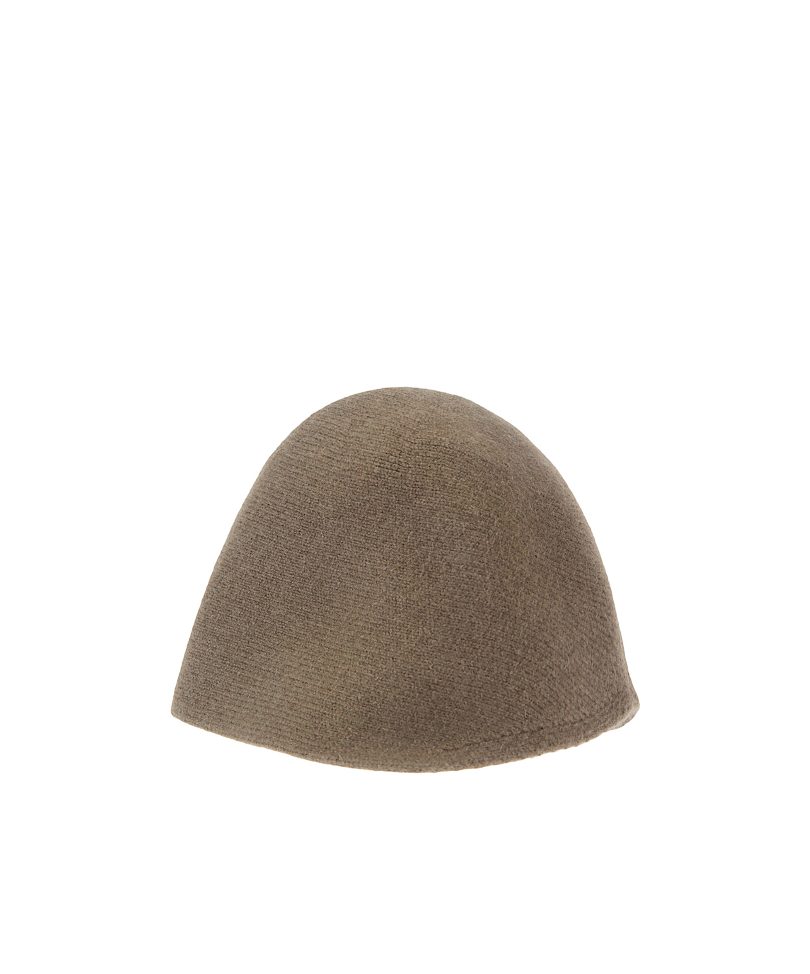 Uma Wang Ribbed Cashmere Cloche Bucket Hat In Green