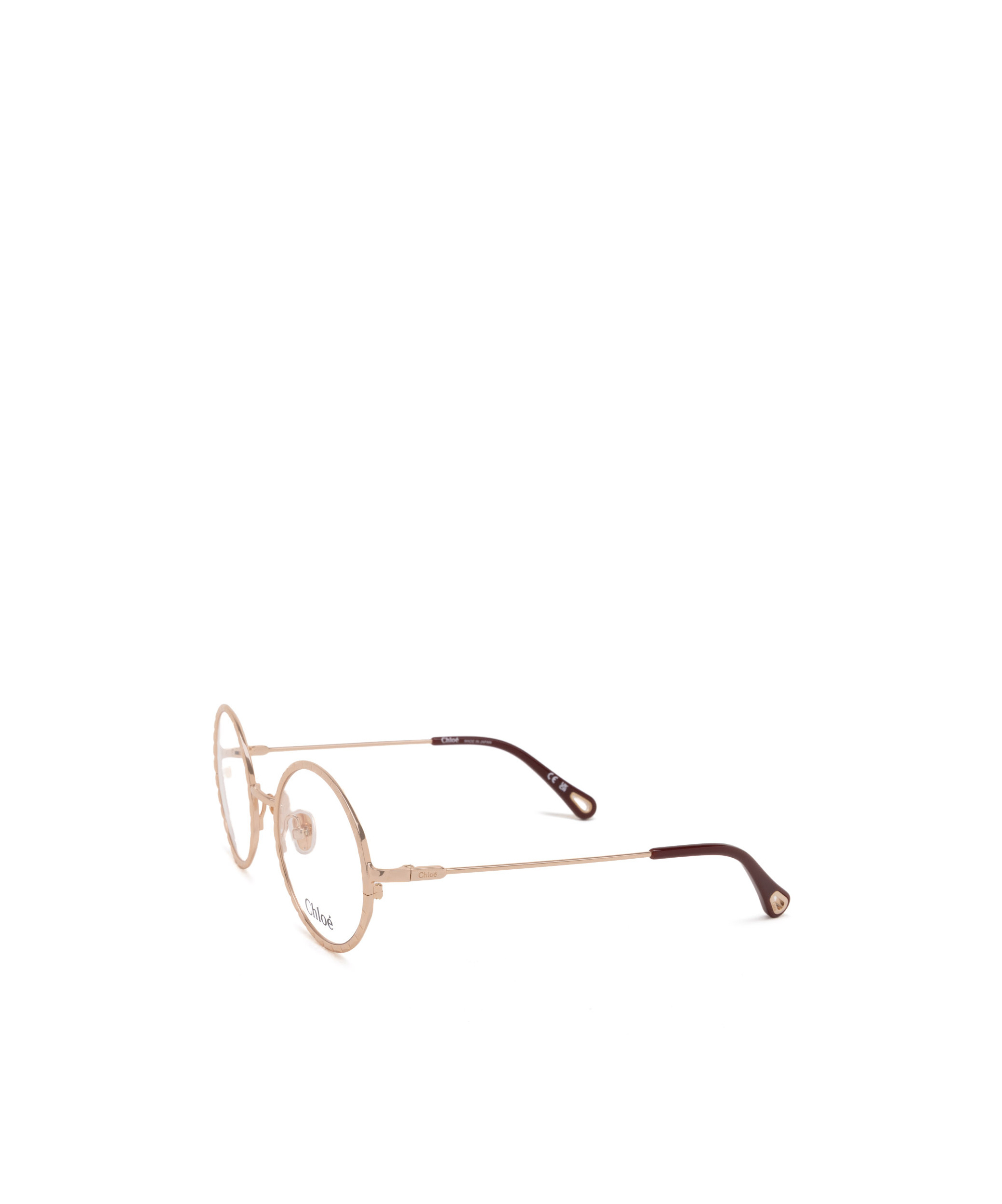 Chloé Round-frame Glasses In Nude