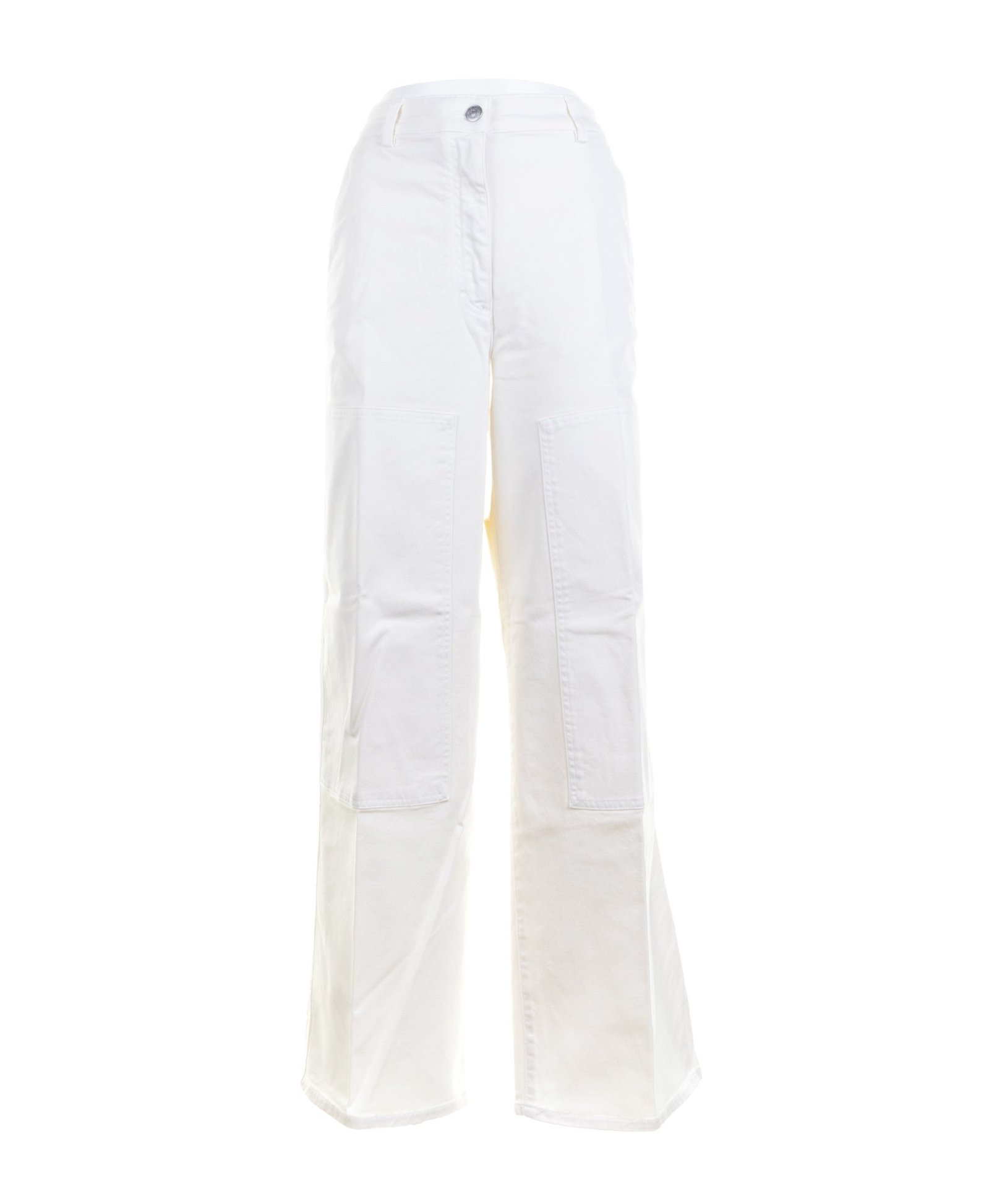 Seventy Patch-pocket Trousers In White