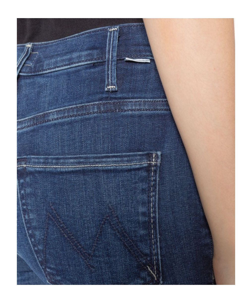 Mother The Hustler Ankle Jeans In Blue