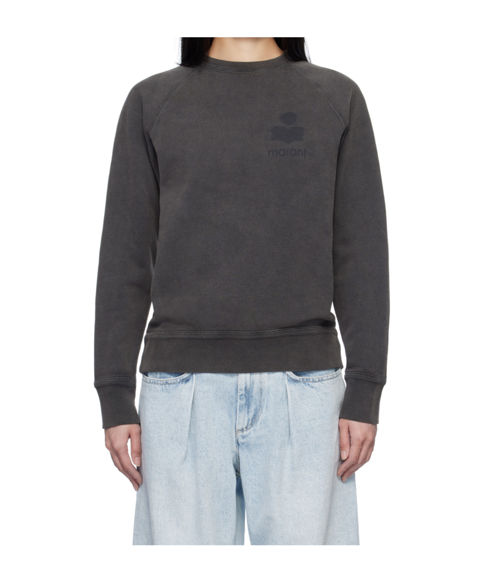 Isabel Marant Étoile Milla Sweat Shirt-38f Nd Isabel Marant Etoile Female In Black
