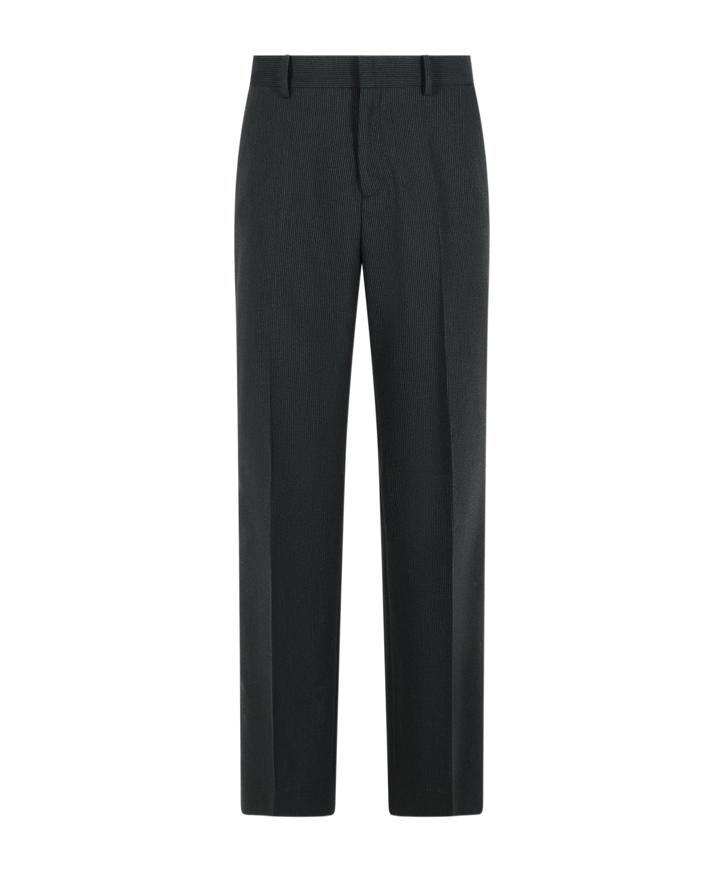 Acne Studios Belt Loop Casual Pants In Black