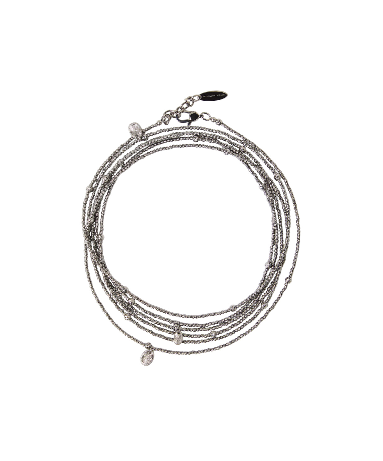 Brunello Cucinelli Multi-wrap Bracelet In Silver