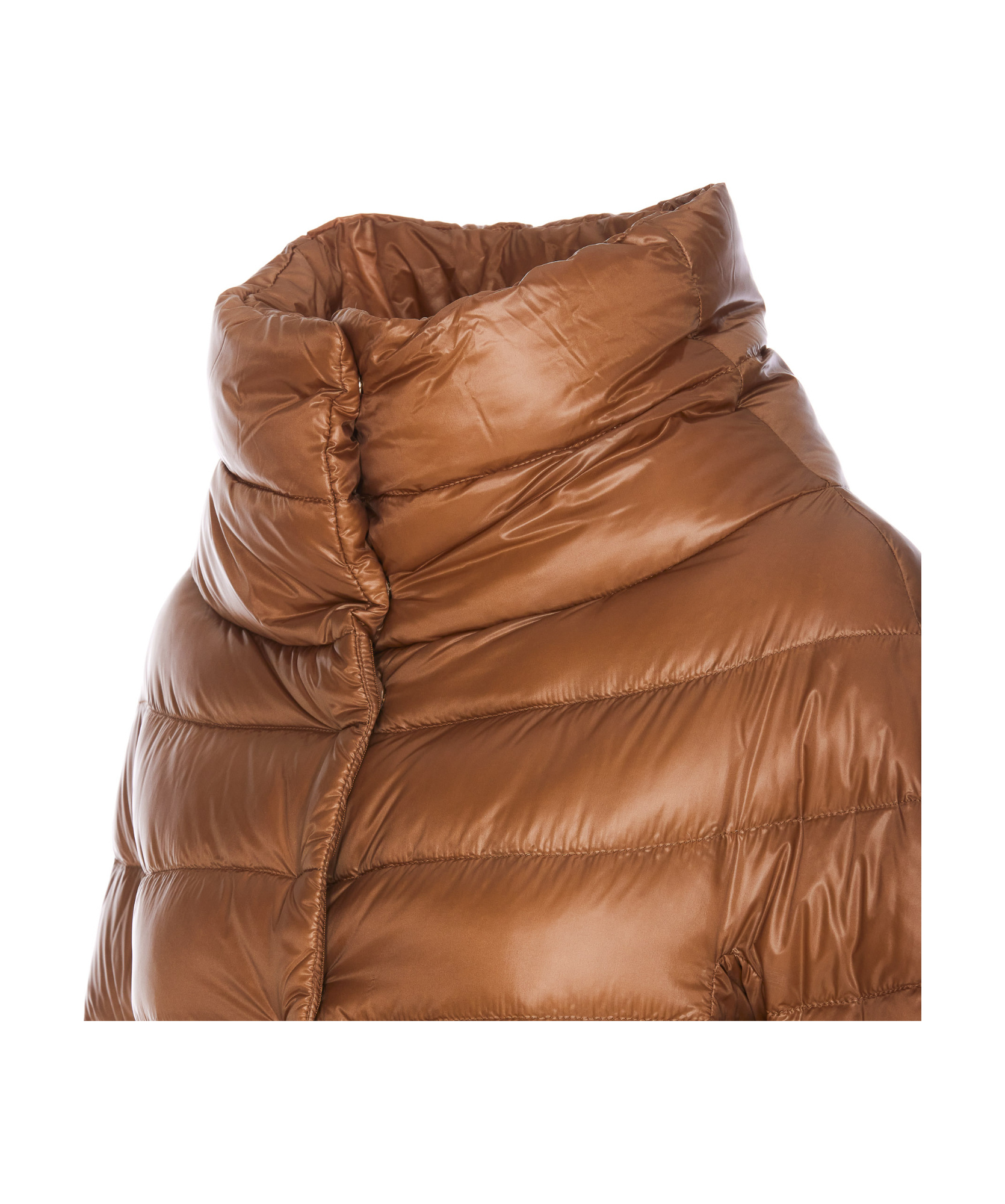 Herno Aminta Down Jacket In Brown