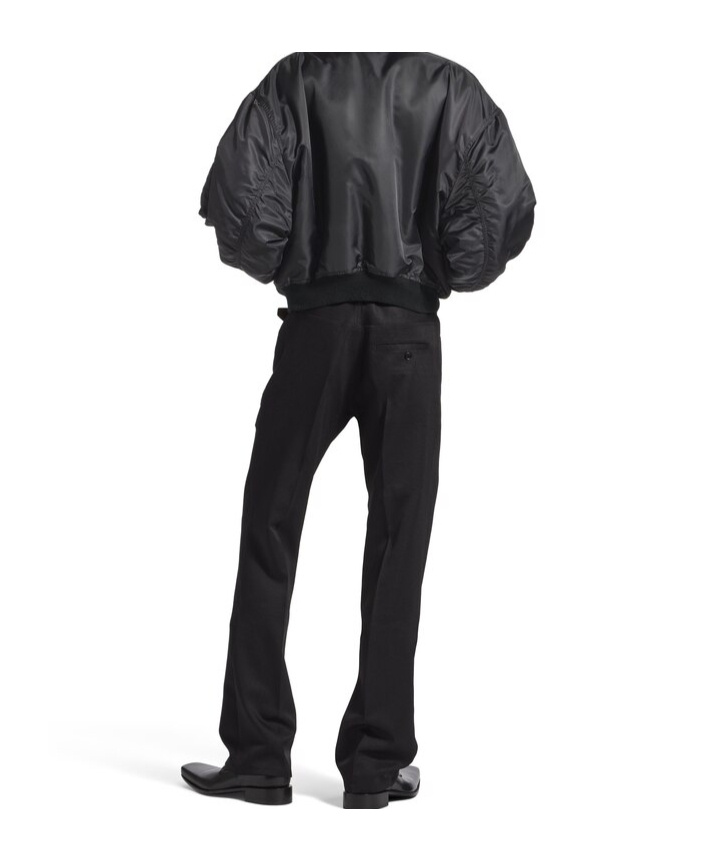 Balenciaga Standard Bomber In Black