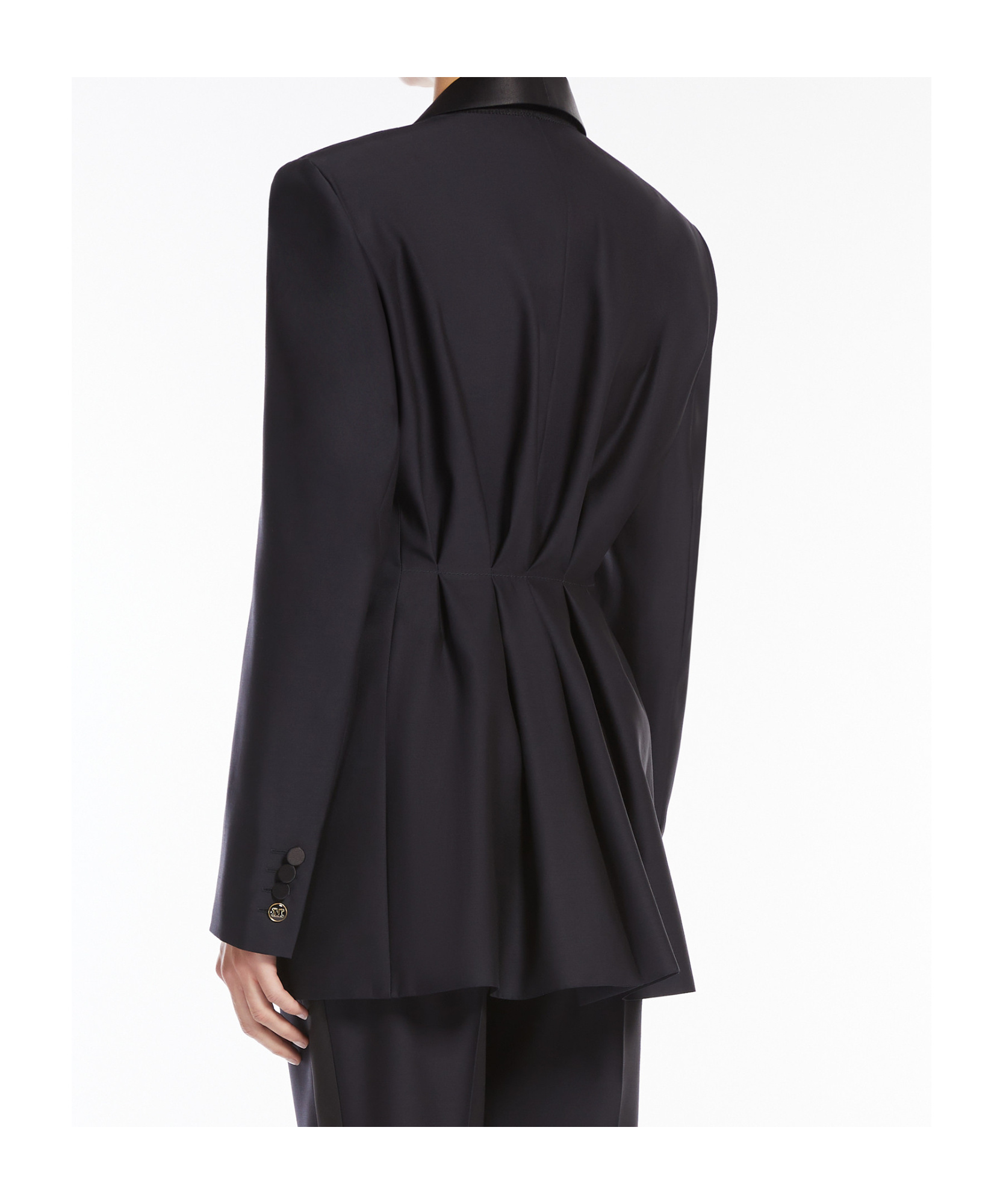 Max Mara Andina Single-breasted Blazer In Black