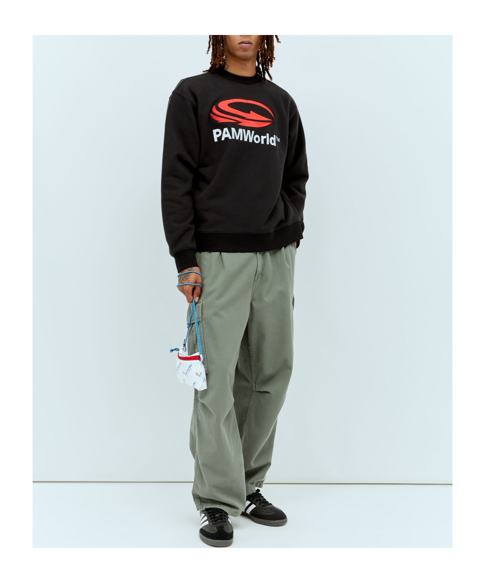 Perks And Mini Long-sleeved Hooded Hoodie In Black