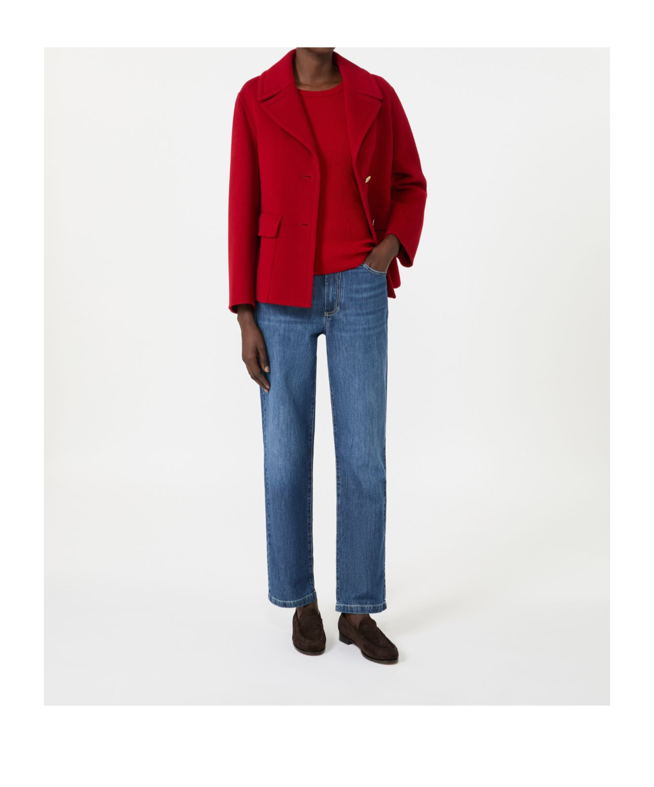 Max Mara 's  Smmsissy Button-up Coat In Red