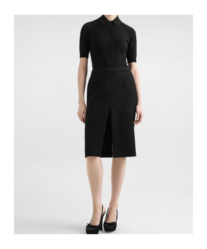 Dolce & Gabbana Fine-knit Top In Black