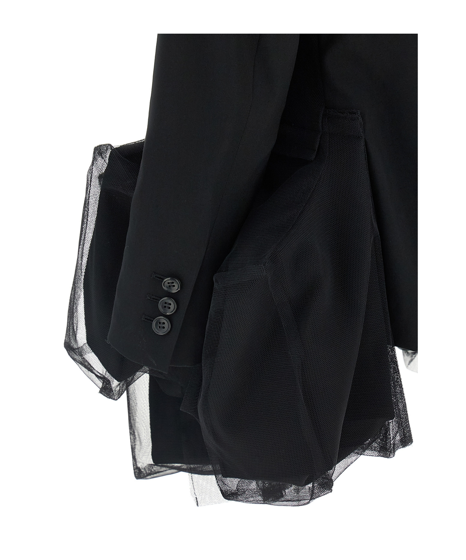 Shop Comme Des Garçons Long Sleeve Blazer In Black