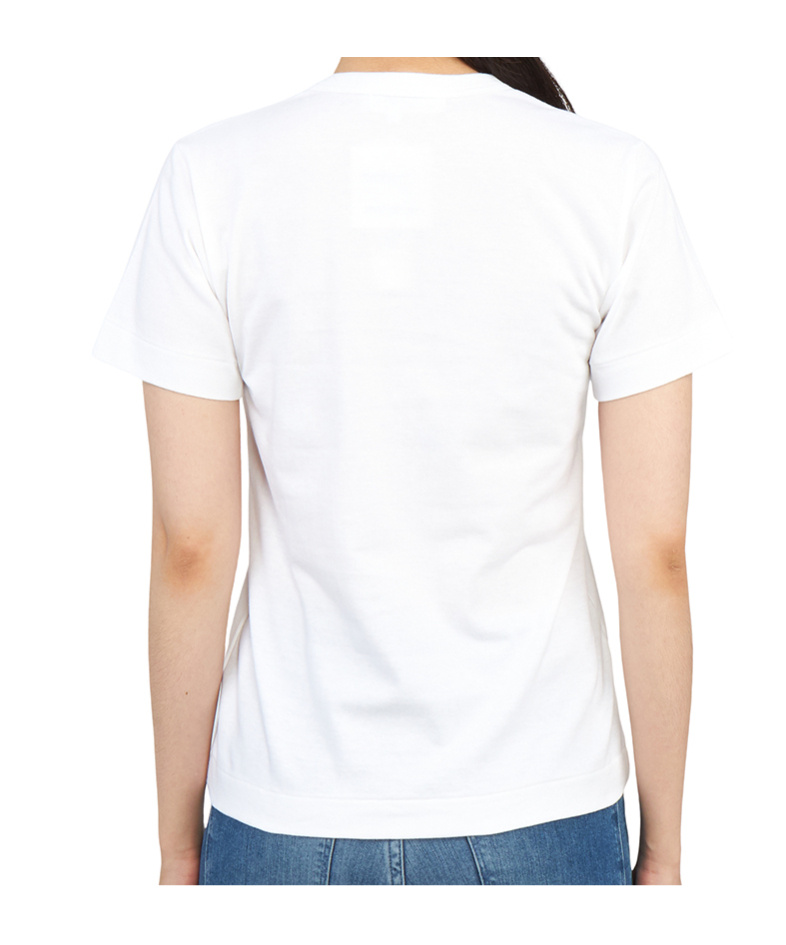Comme Des Garçons Crew Neck T-shirt In White