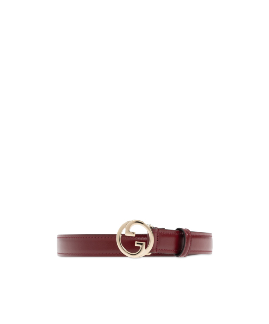 Gucci Adjustable Waist Belt In Red