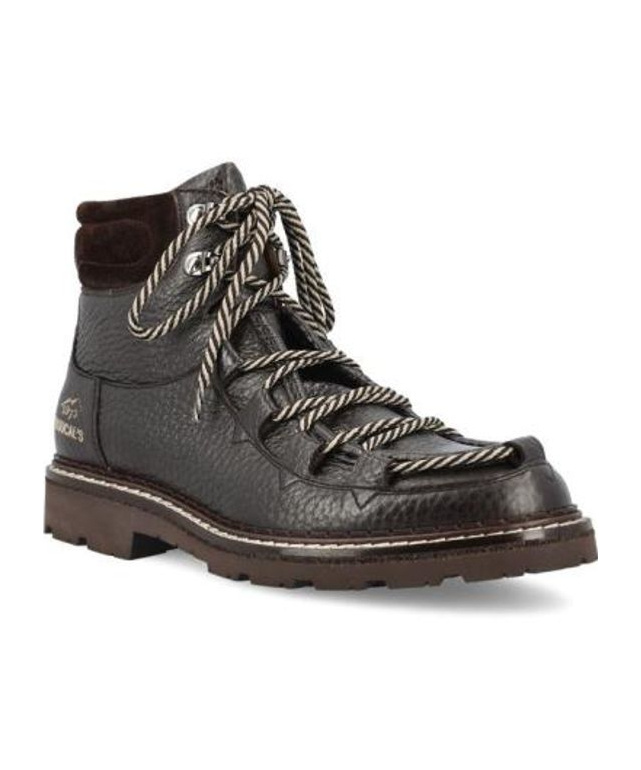 Doucal's Lacing Short Boots In Black