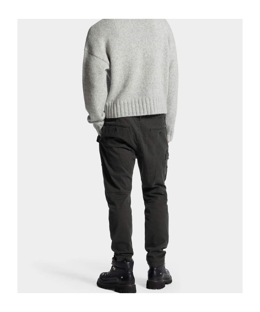 Dsquared2 Belt Loops Slacks In Black