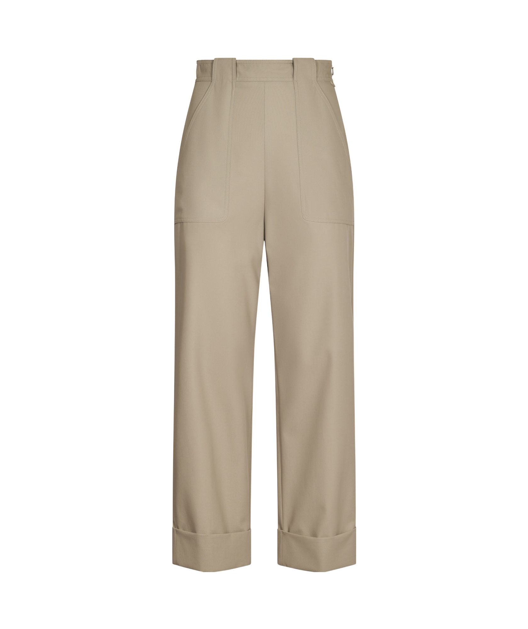 Max Mara Belt-loop Casual Pants In Nude