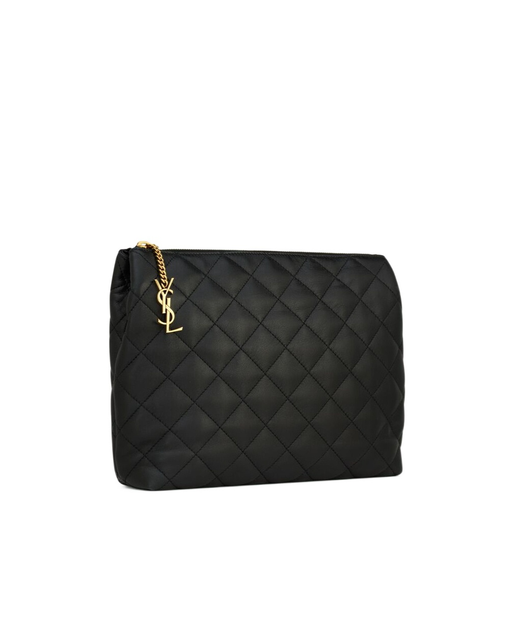 Saint Laurent Cassandre Makeup Bag In Black