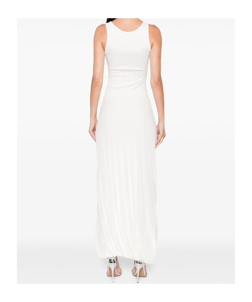 Christopher Esber Cut-out Gathered Dress In White