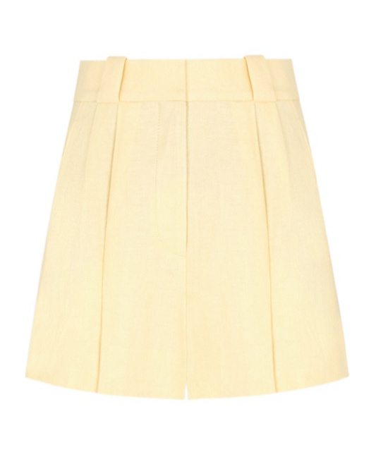 Shop Blazé Milano Clarity Selle Shorts In Nude