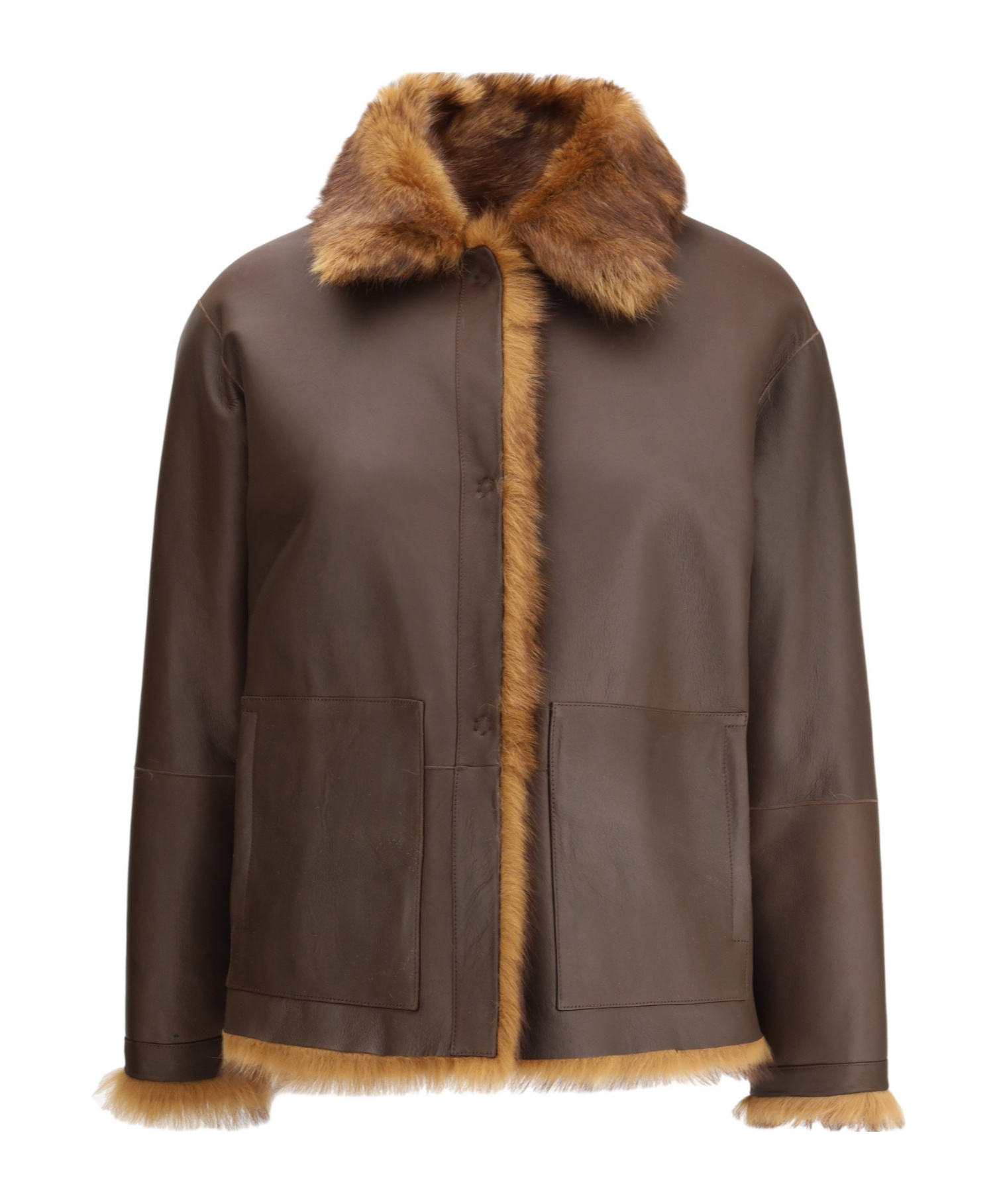 P.a.r.o.s.h Reversible Jacket In Brown