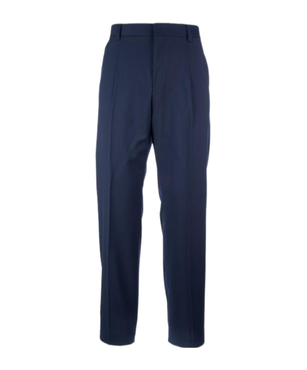 Hugo Boss Belt-loop Casual Pants In Blue