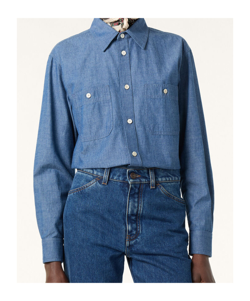 Loro Piana Wayne Shirt In Blue