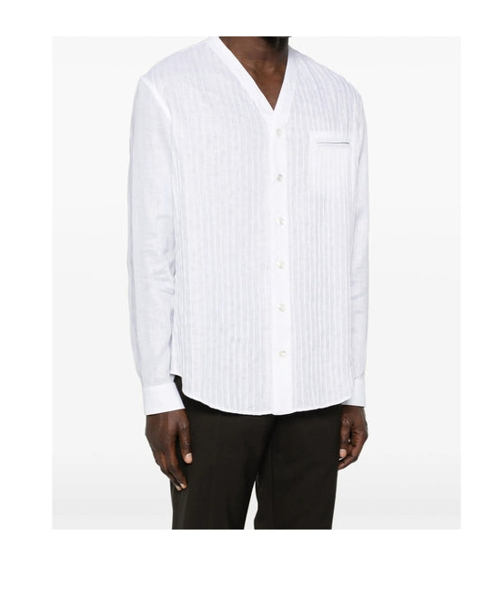 Giorgio Armani Long Sleeve Shirt In White
