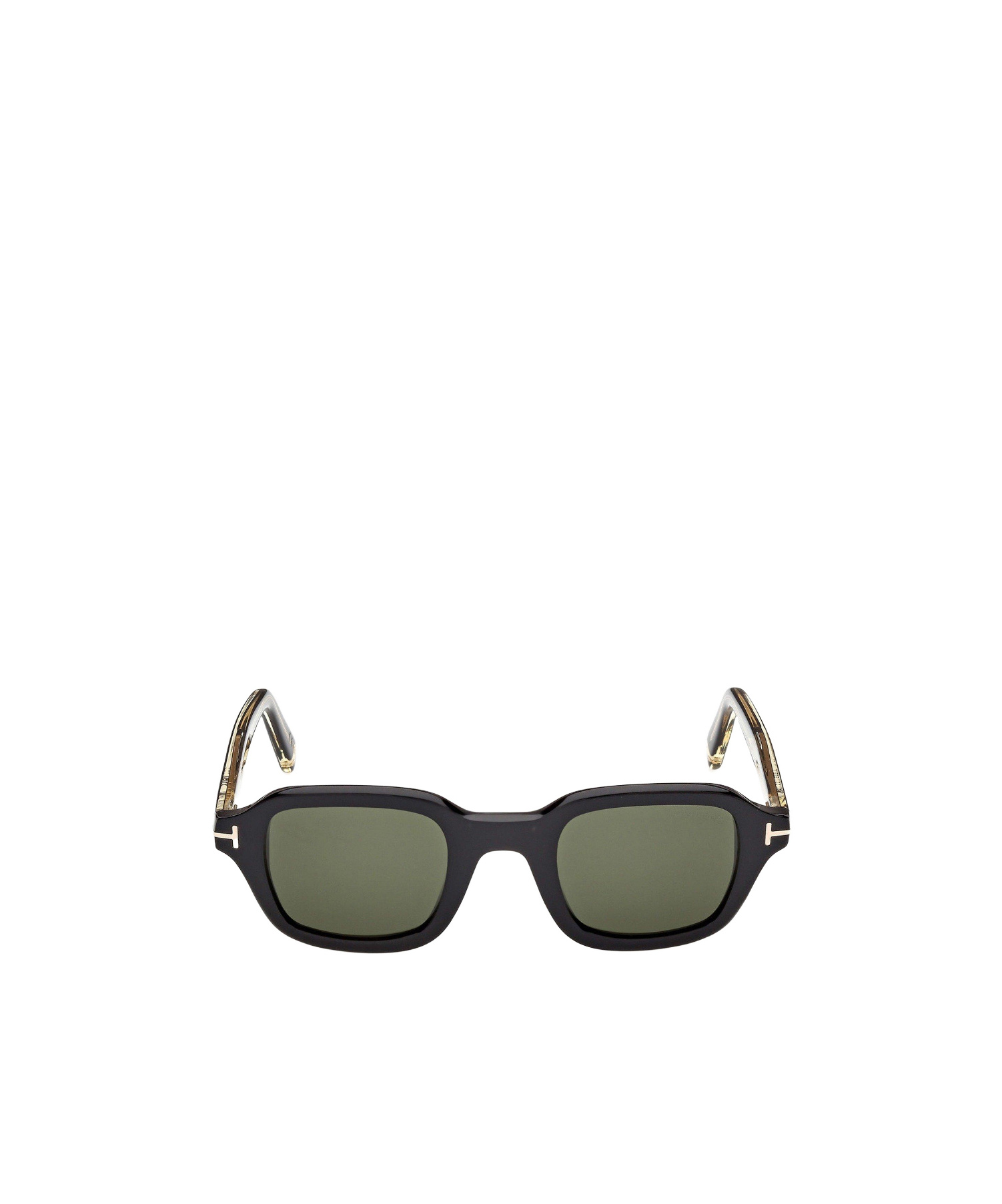 Tom Ford Thick-rimmed Square Sunglasses In Green