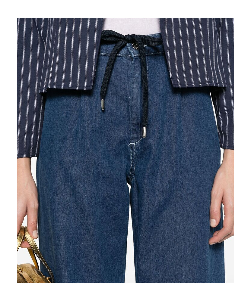 Shop Baum Und Pferdgarten Wide-leg Jeans In Blue