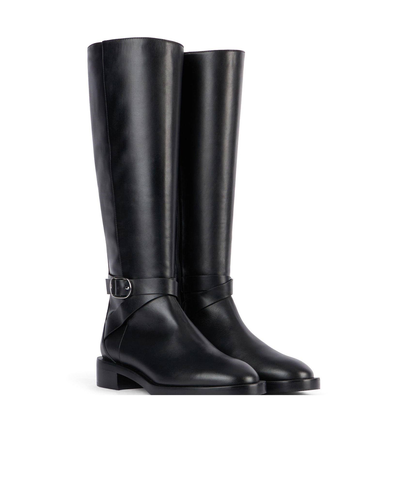 Stuart Weitzman Bella Lacing Boots In Black