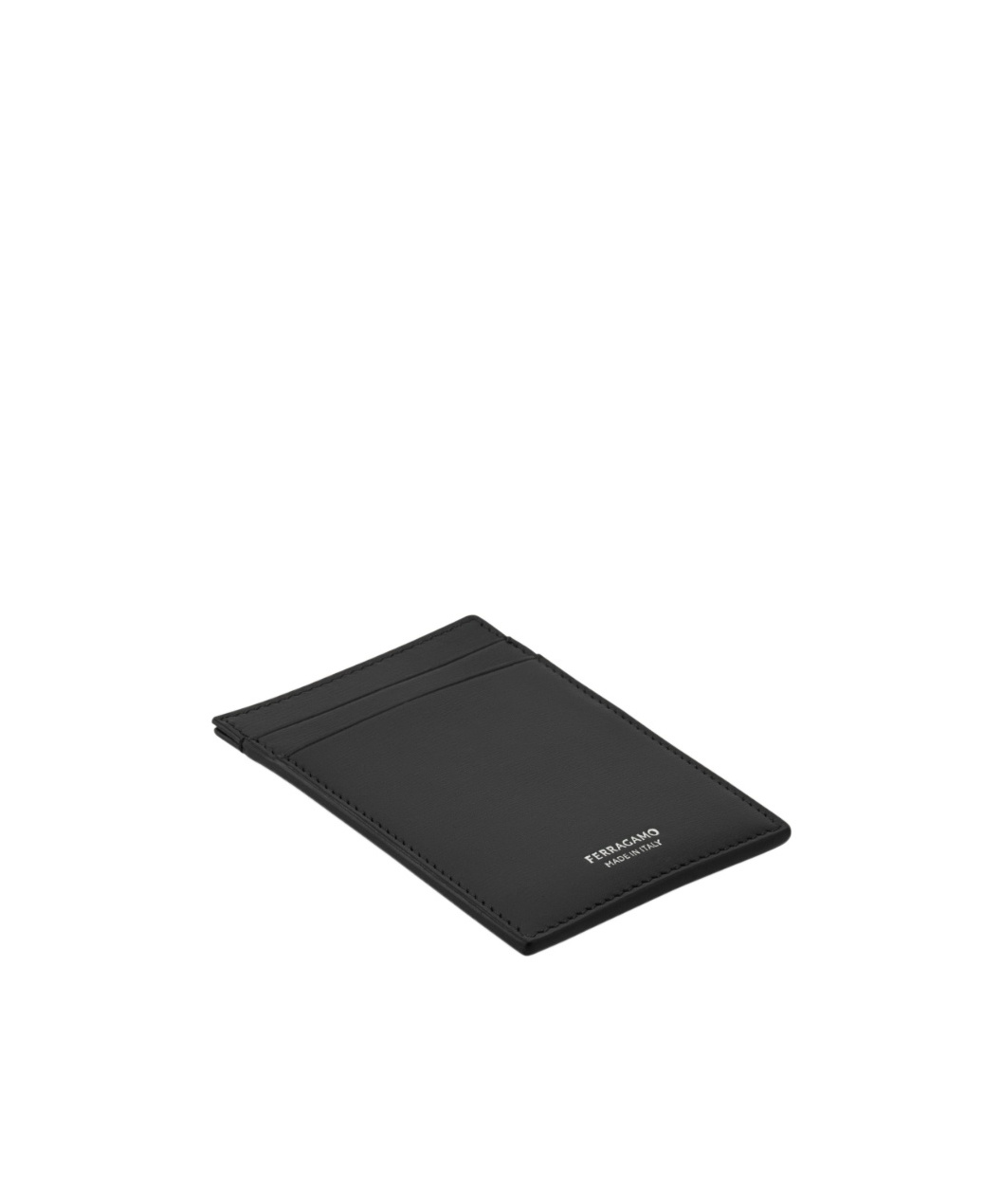 Ferragamo Credit Card Holder In Black